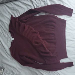 Autumn Cashmere Asymmetrical 100% Cashmere sweater